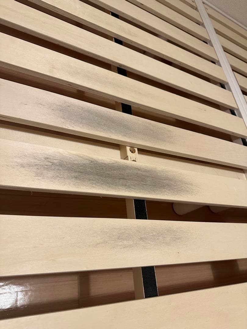 木製シングルサイズ2セットすのこベッド