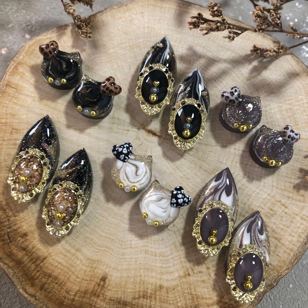 R-649 ✴︎レジン カボション✴︎6種⭐︎⁎⁎⁺˳✧༚:. .