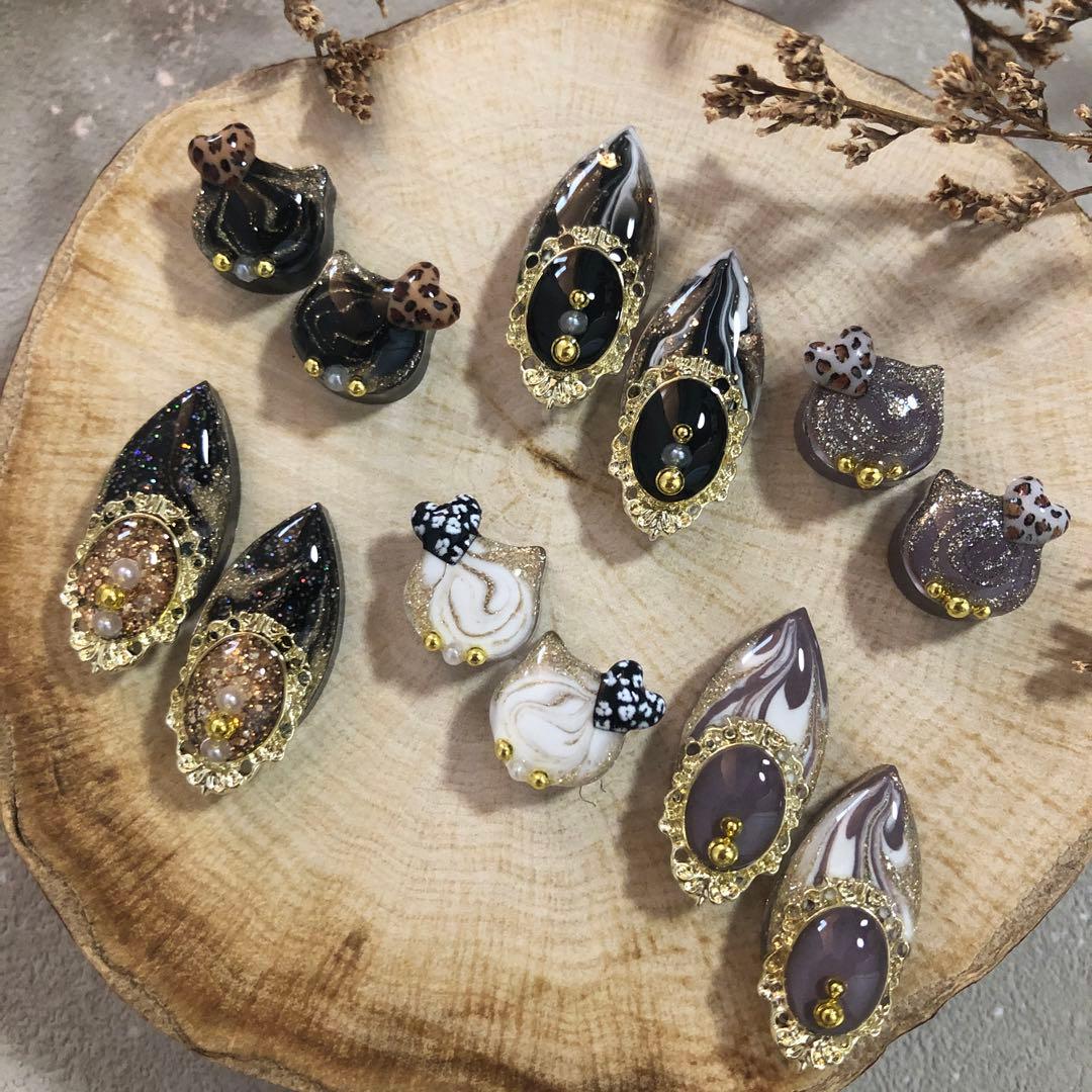 R-649 ✴︎レジン カボション✴︎6種⭐︎⁎⁎⁺˳✧༚:. .