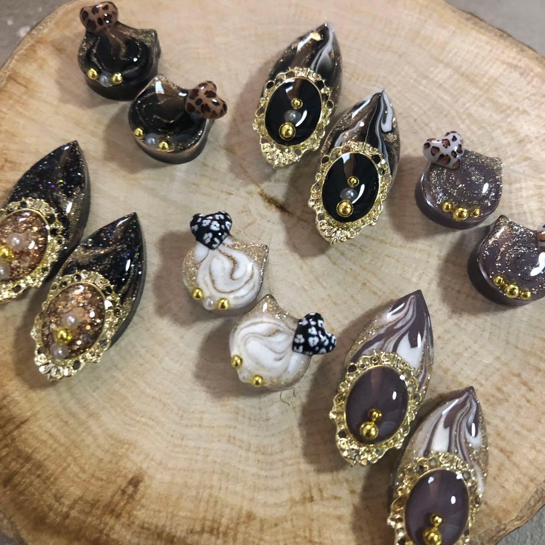 R-649 ✴︎レジン カボション✴︎6種⭐︎⁎⁎⁺˳✧༚:. .