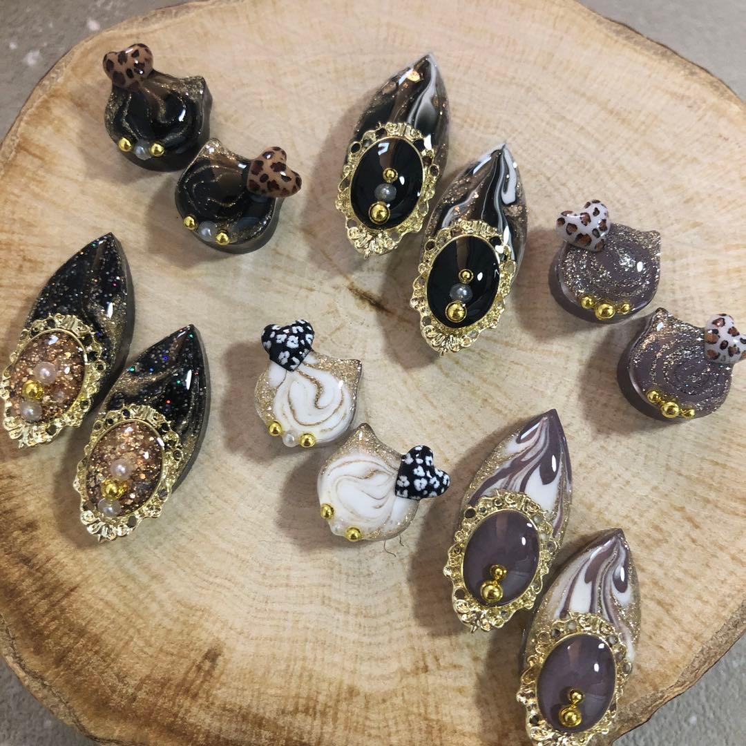 R-649 ✴︎レジン カボション✴︎6種⭐︎⁎⁎⁺˳✧༚:. .