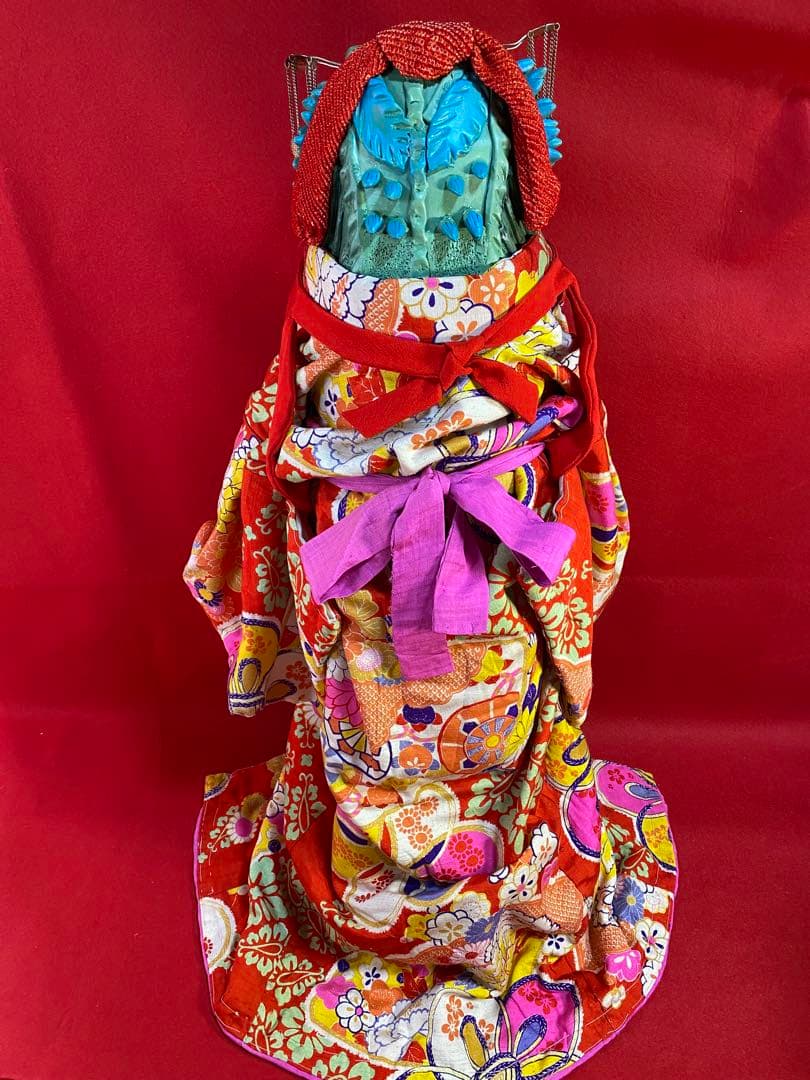 怪獣ドラゴン着物姿