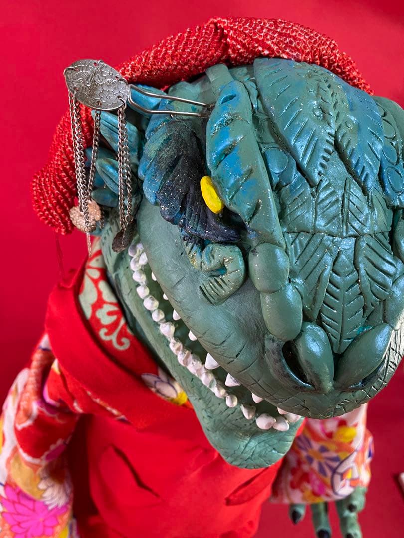 怪獣ドラゴン着物姿