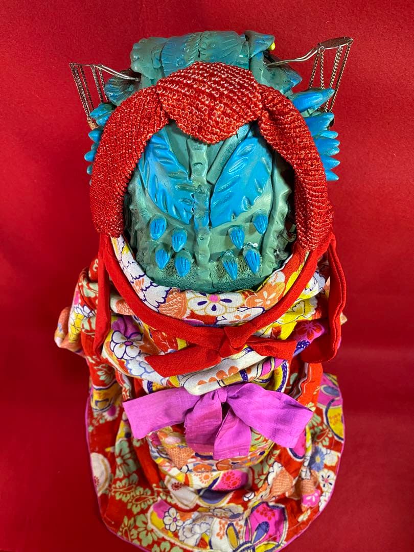 怪獣ドラゴン着物姿