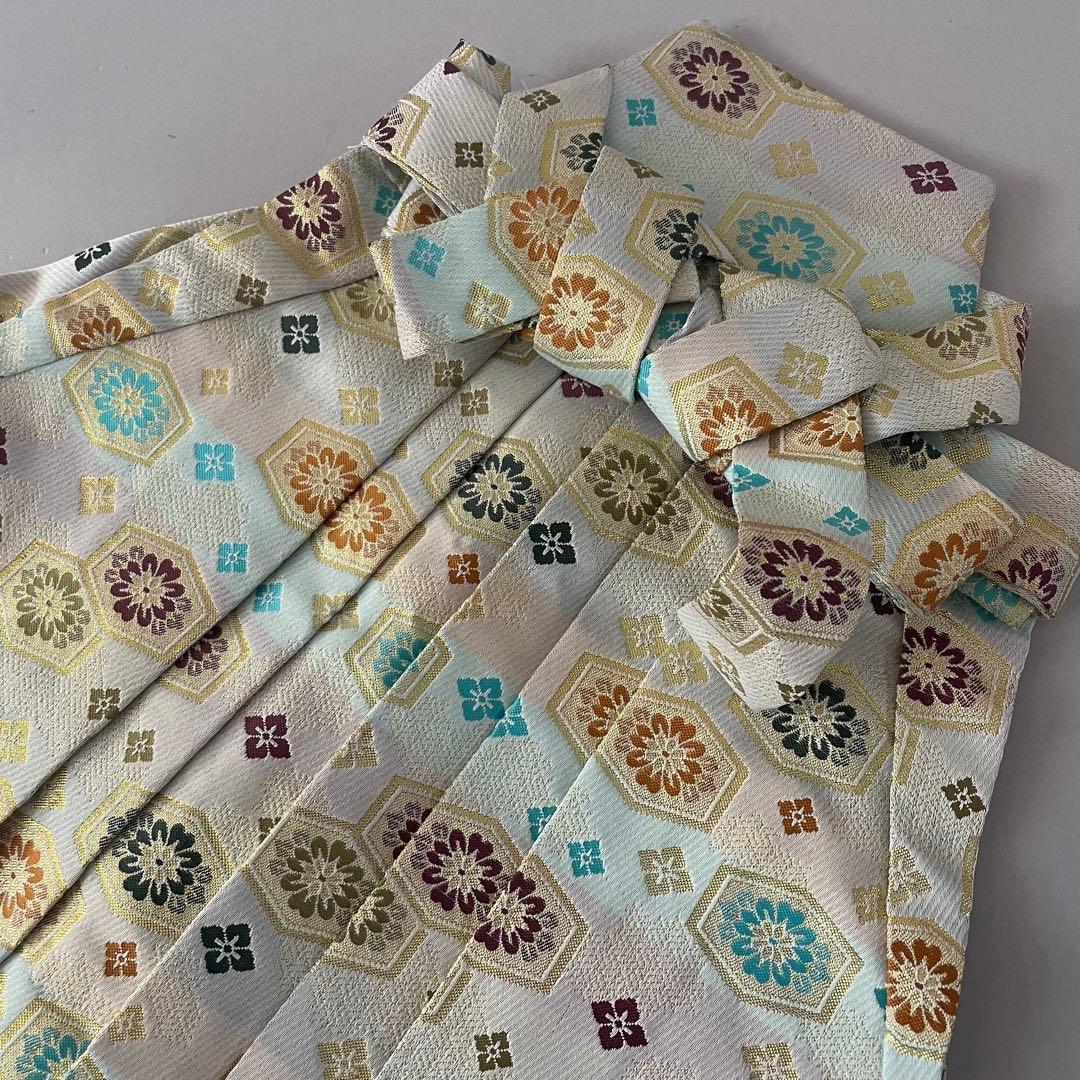 美品　七五三　5歳　羽織　袴セット　水色