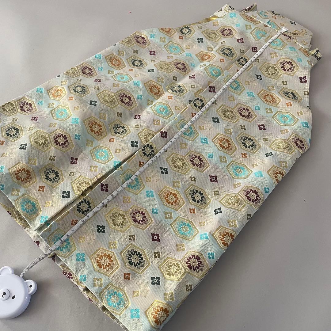 美品　七五三　5歳　羽織　袴セット　水色