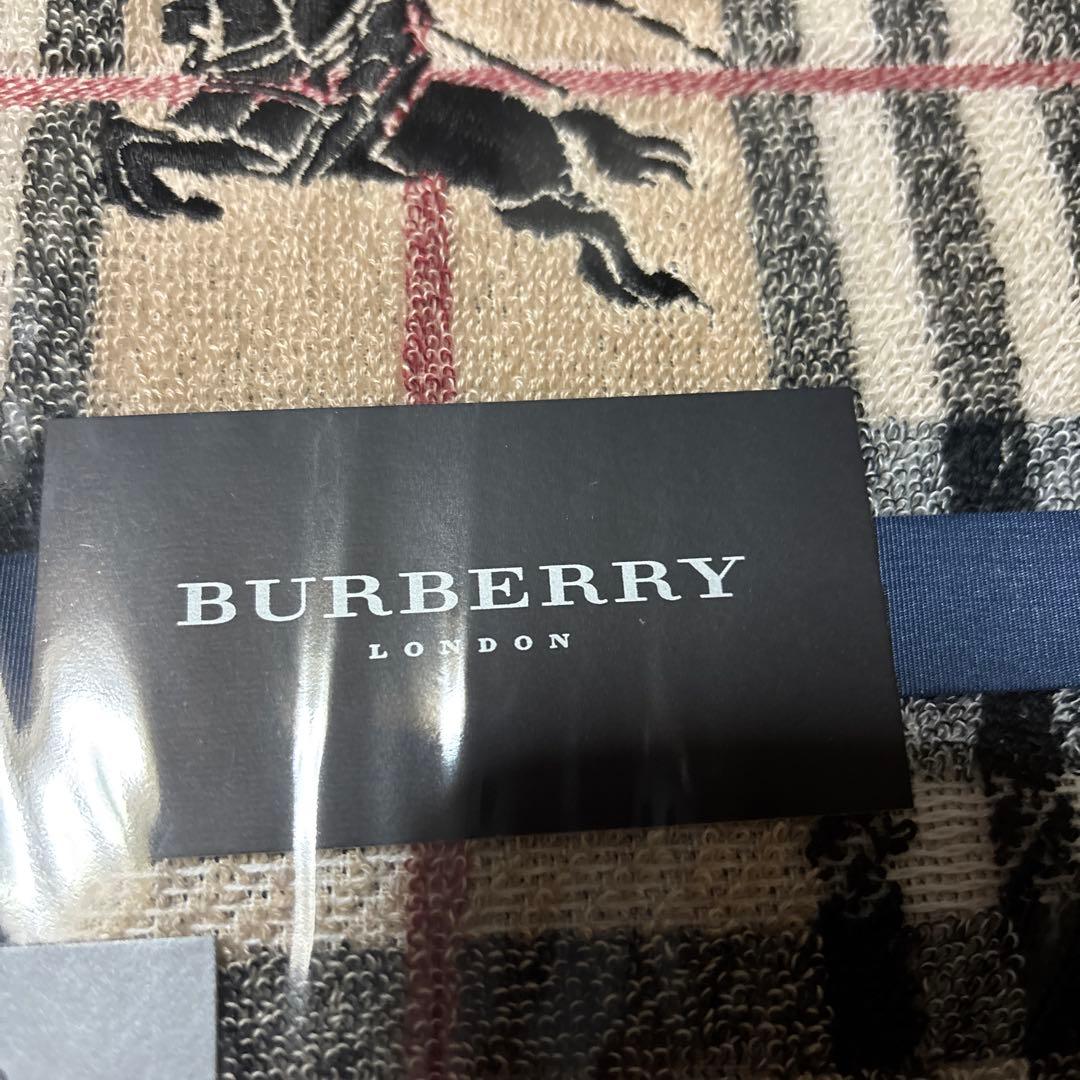 BURBERRY チェック柄タオルケット 140×190cm