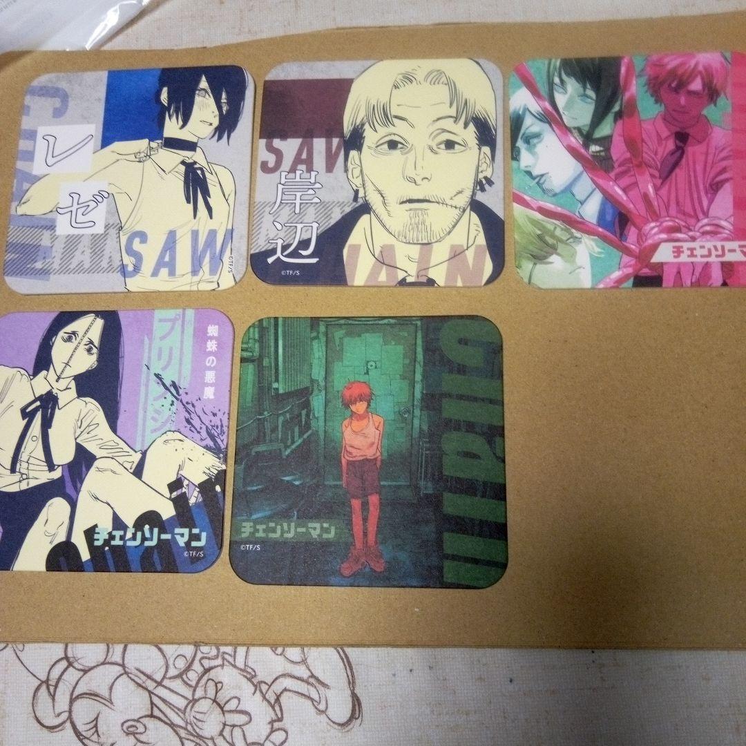 チェンソーマンアートコースター原作絵柄 全45種＋封入特典3種 - メルカリ