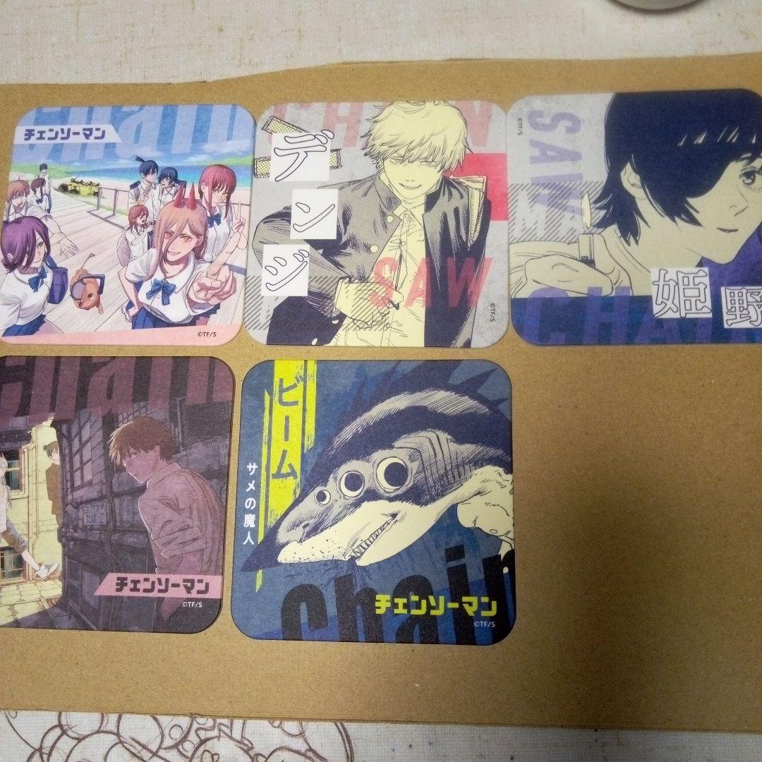 チェンソーマンアートコースター原作絵柄 全45種＋封入特典3種 - メルカリ