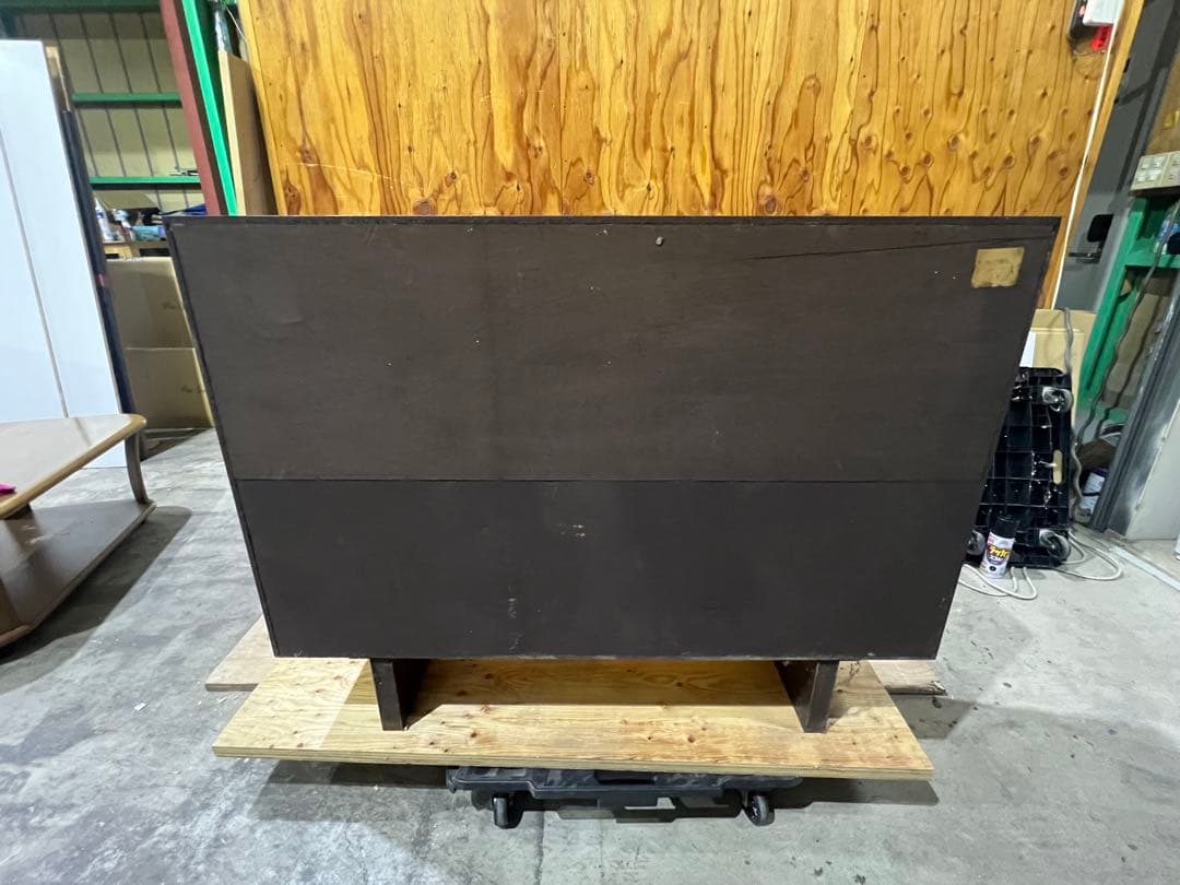 （15）【お引取り大歓迎】レトロ　古民家 ヴィンテージ食器棚　茶箪笥タンス