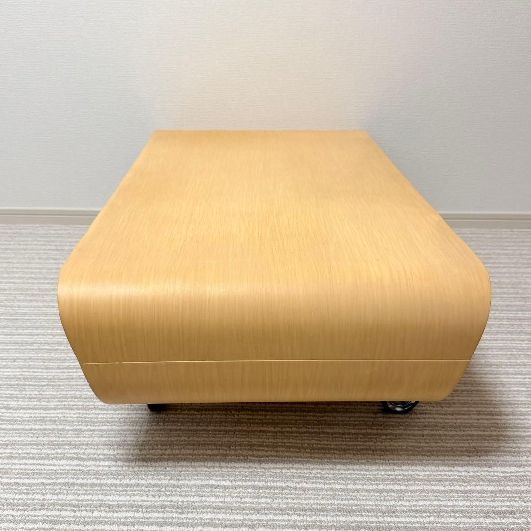 曲げ木　ローテーブル キャスター　サイドテーブル　TV台　天然木　北欧　オーク