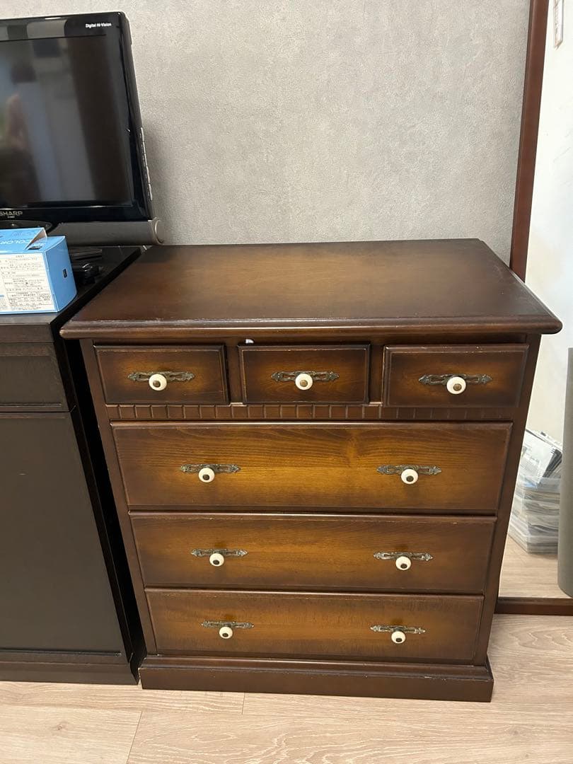 チェスト　こげちゃ　ウッド