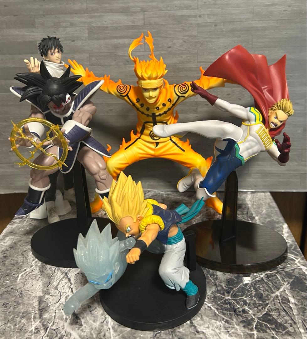 ジャンプ系フィギュア 5個セット まとめ売り NARUTO ヒロアカ 呪術