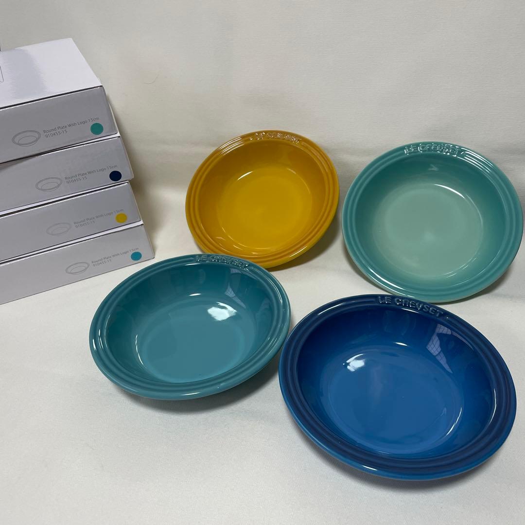 《新品》ルクルーゼ ラウンドディッシュ 4色セット