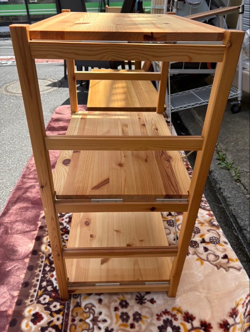 無印　ユニットシェルフ　パイン材