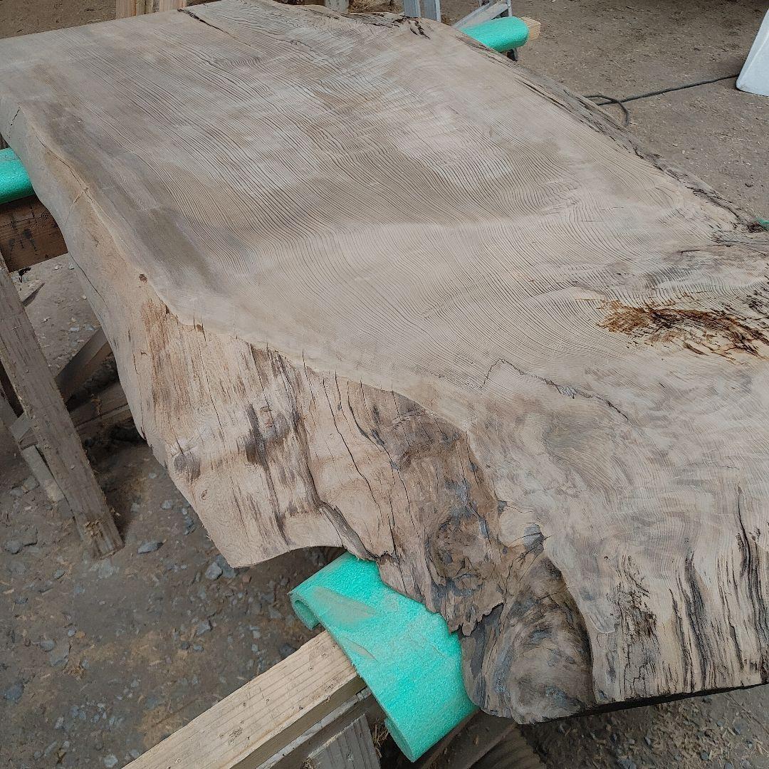 送料込み　神代杉　一枚板　無垢材　天板　テーブル　カウンター DIY番号82