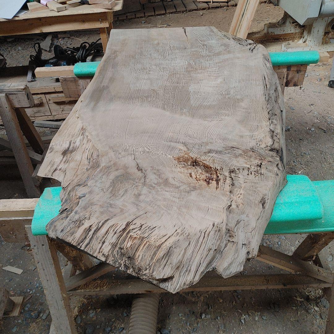 送料込み　神代杉　一枚板　無垢材　天板　テーブル　カウンター DIY番号82