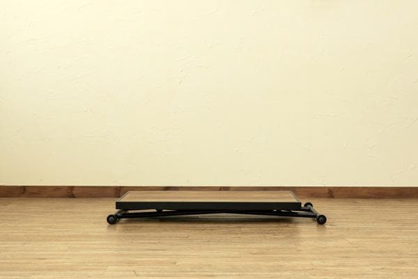 《新品・送料無料》《完成品》Riesel　昇降式テーブル