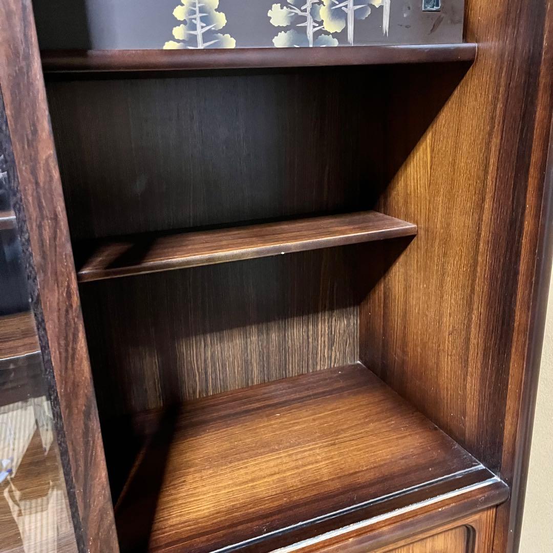 水屋箪笥 和箪笥 茶箪笥戸棚 昭和レトロ 飾り棚