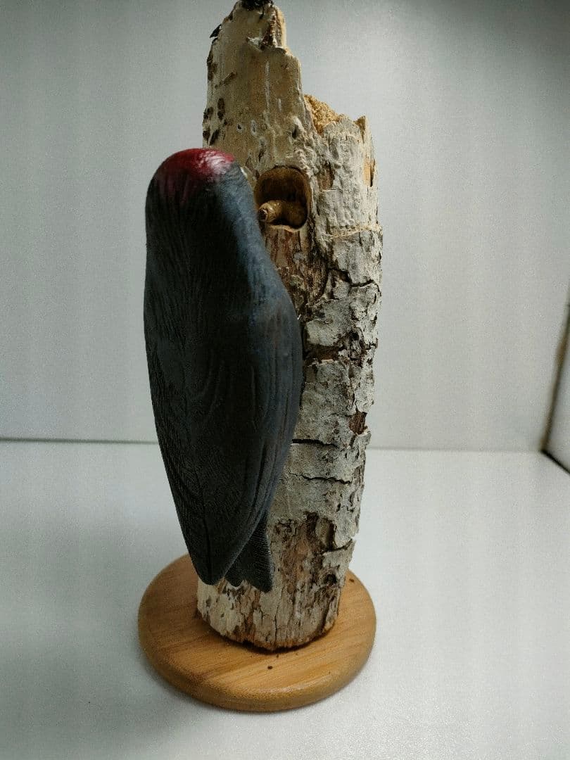 クマゲラ　バードカービング