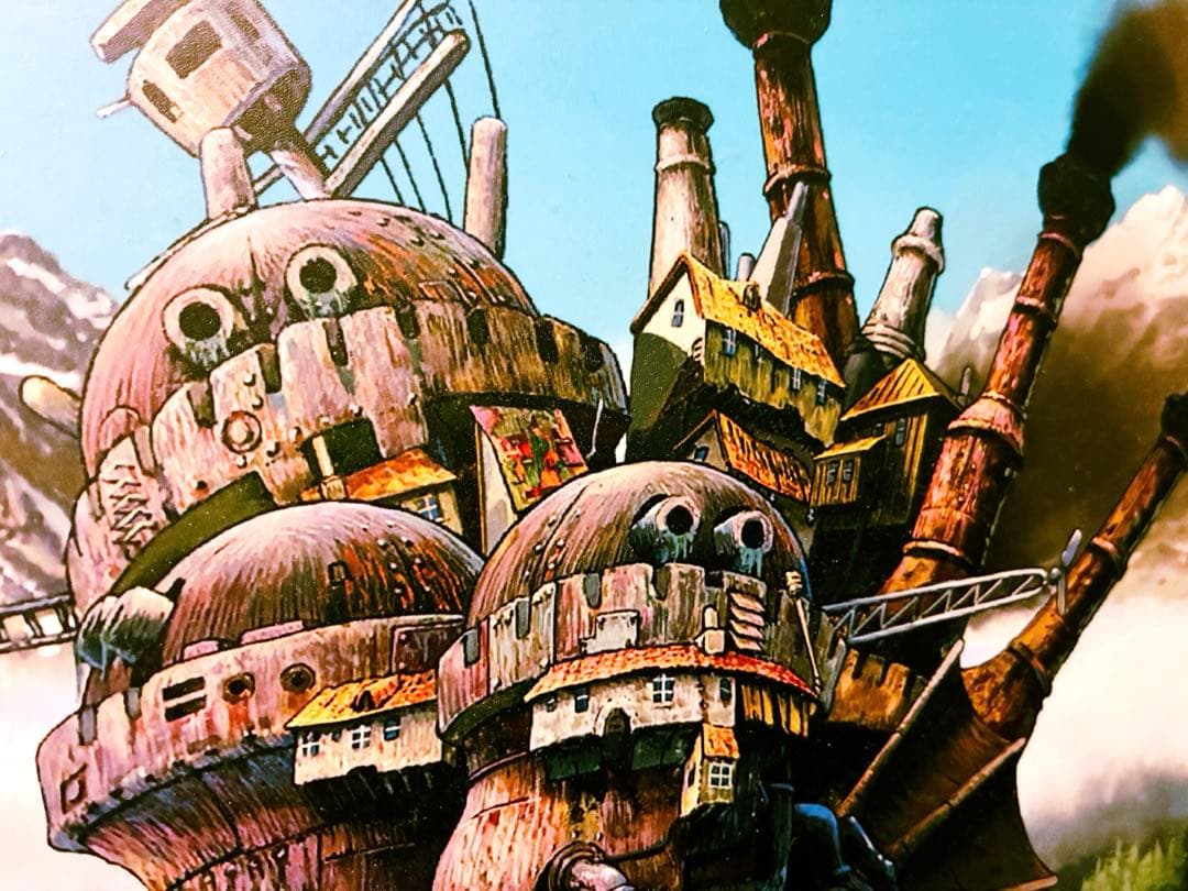 スタジオジブリ公式 ハウルの動く城 木製 壁掛けアートパネル