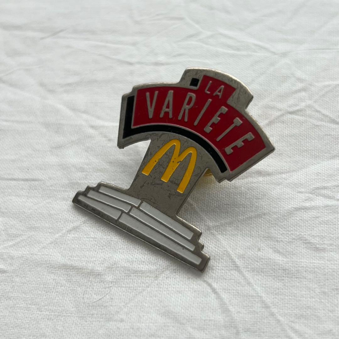 フランス ヴィンテージ ピンバッジ ピンズ マック マクドナルド 2点