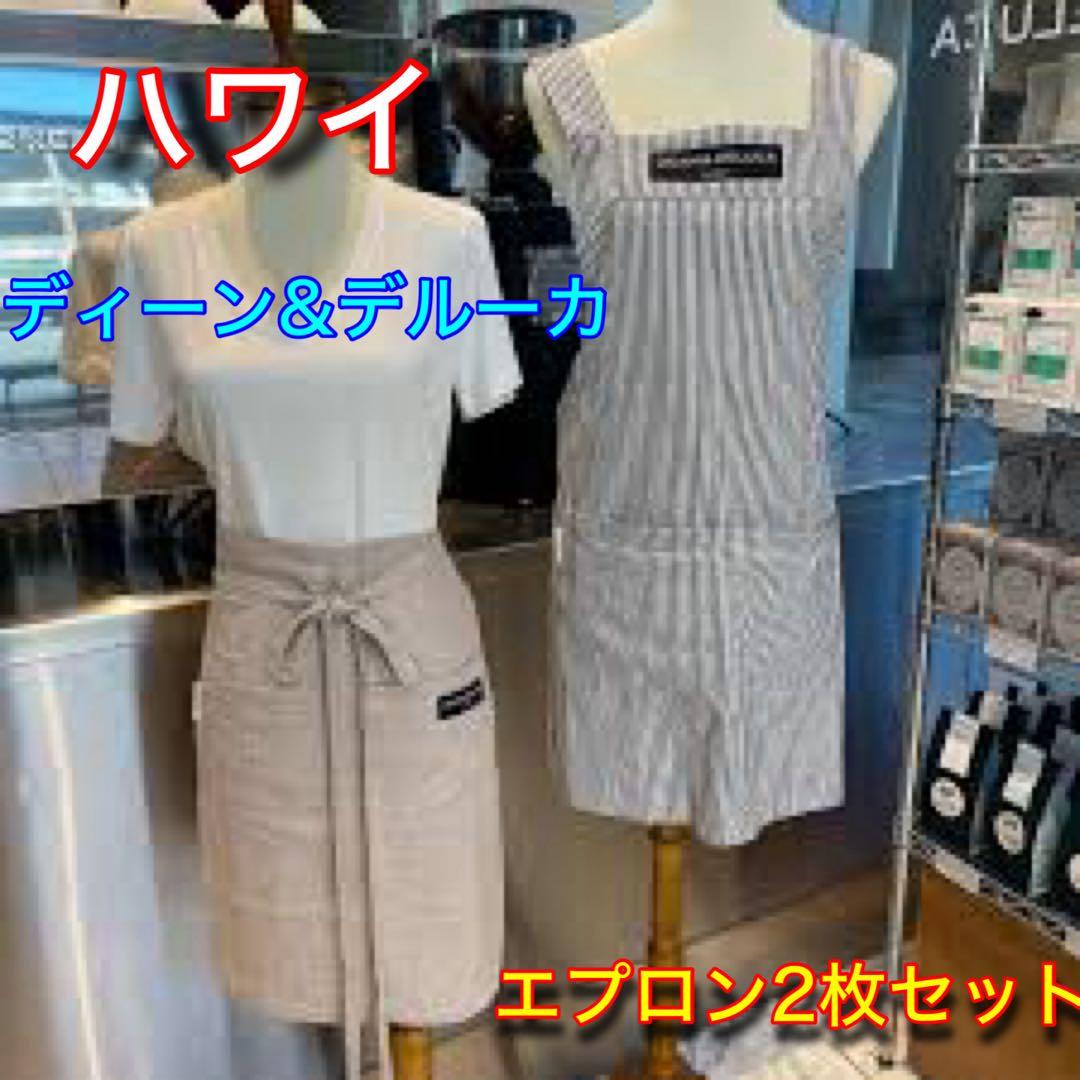 匿名配送 ハワイ ディーン&デルーカ エプロン 2枚セット