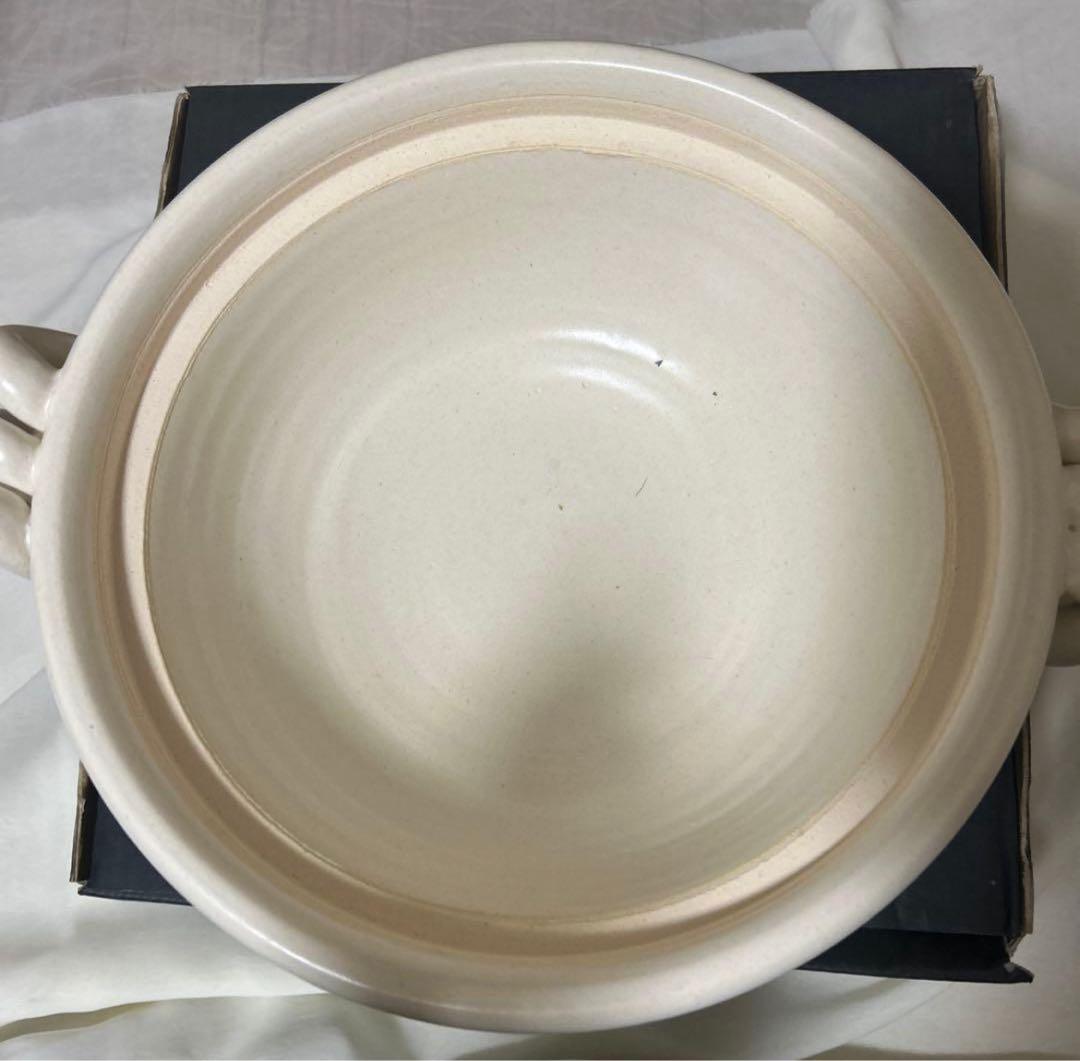 四日市陶芸家　遊宇楽窯　山本安志　土鍋　萬古焼 9号　希少　くじら　希少