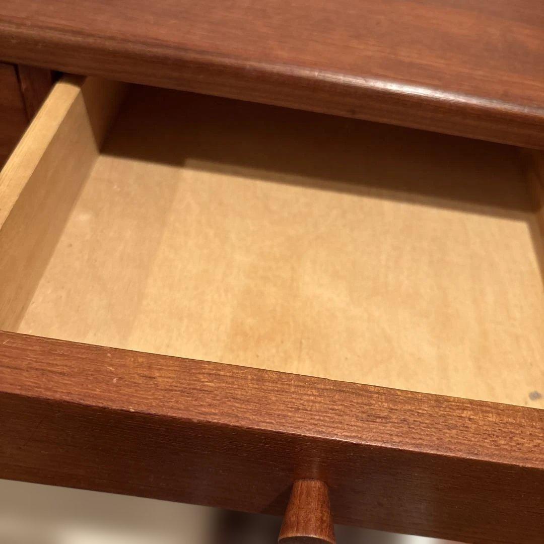 ビューロー　デンマーク　ヴィンテージ　チーク　北欧　家具　シェルフ