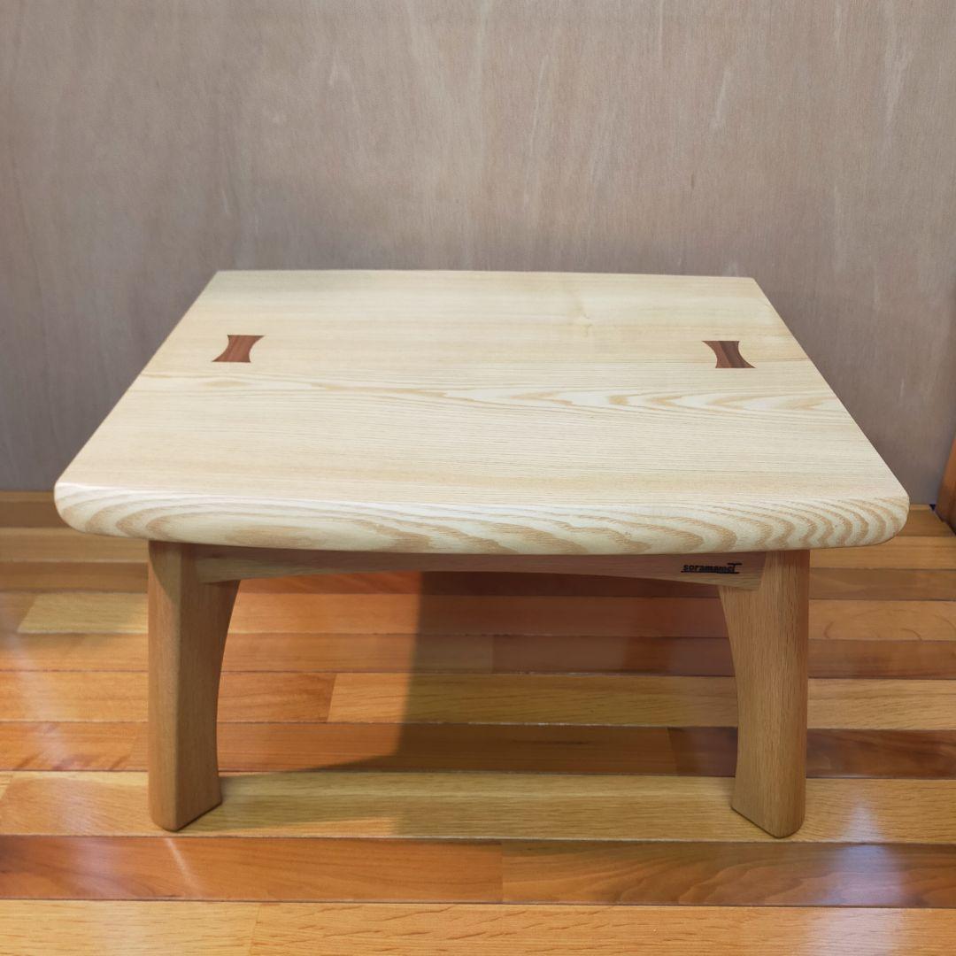 小さめ座卓 無垢材で作った小さいけれどドッシリとした座卓です