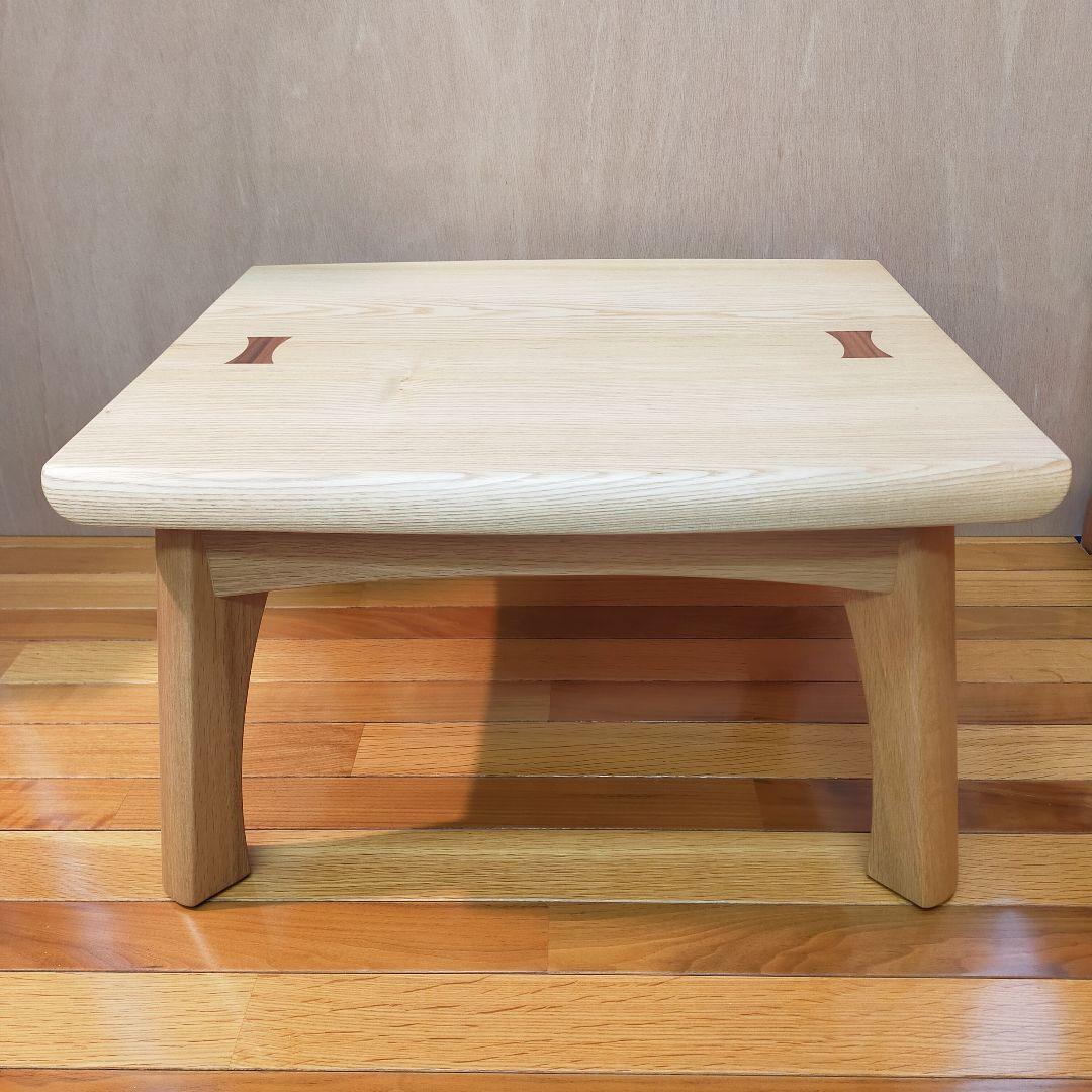 小さめ座卓 無垢材で作った小さいけれどドッシリとした座卓です