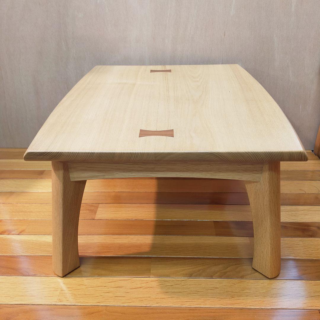 小さめ座卓 無垢材で作った小さいけれどドッシリとした座卓です