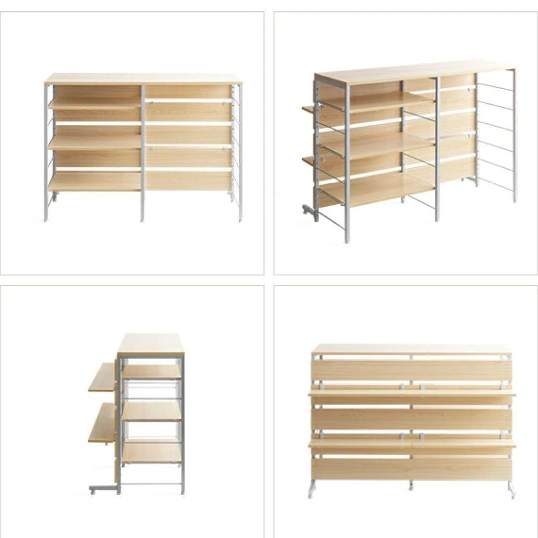 新品 未使用 キッチンカウンター ゴミ箱上 ラック レンジラック 120cm幅