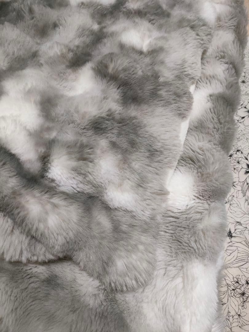 【Francfranc】WARMYポコモコファ掛布団カバーシングルグレー枕カバー