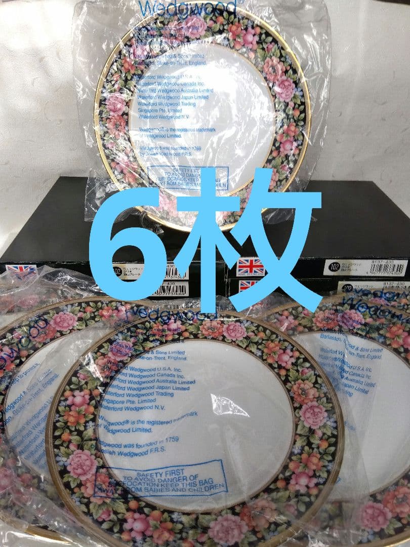 [新品]ウェッジウッド　　　　　 クリオ　フルリムボーダー　皿