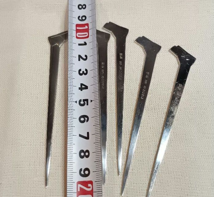 銀製 刻印 菓子楊枝 フルーツピック5本