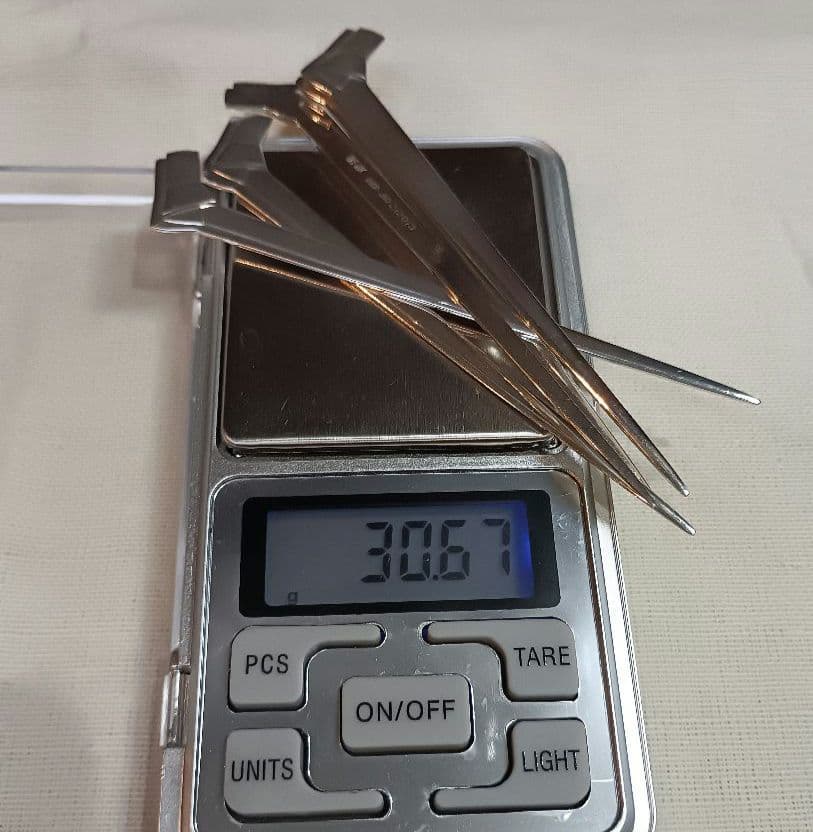 銀製 刻印 菓子楊枝 フルーツピック5本