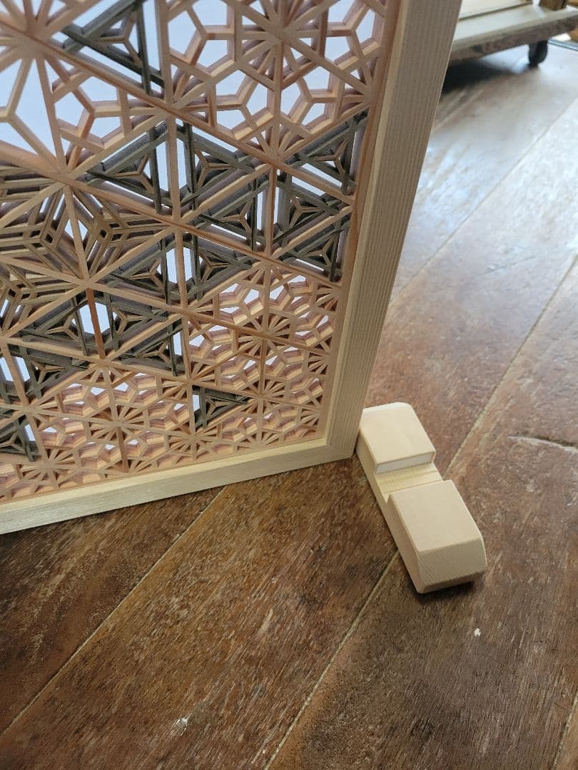 組子　組子細工　衝立　パーテーション