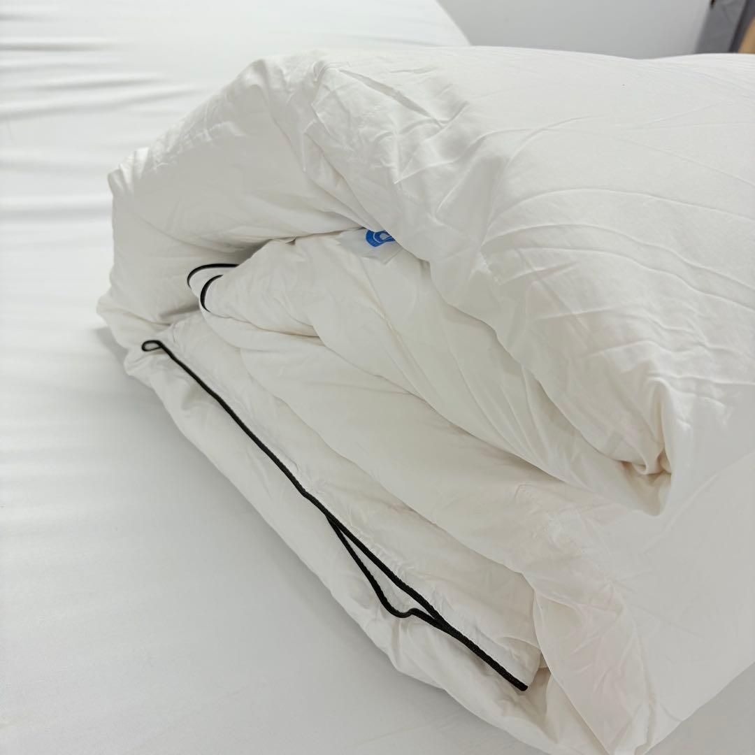 53開封済み　羽毛布団　ダブル　掛け布団　100％羽毛　詰め物1.4kg