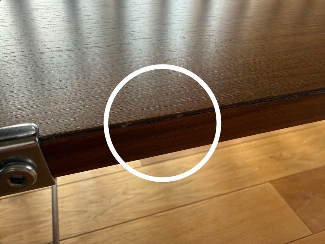 無印良品　ステンレスユニットシェルフ　ウォールナット　ミニ　高さ46cm