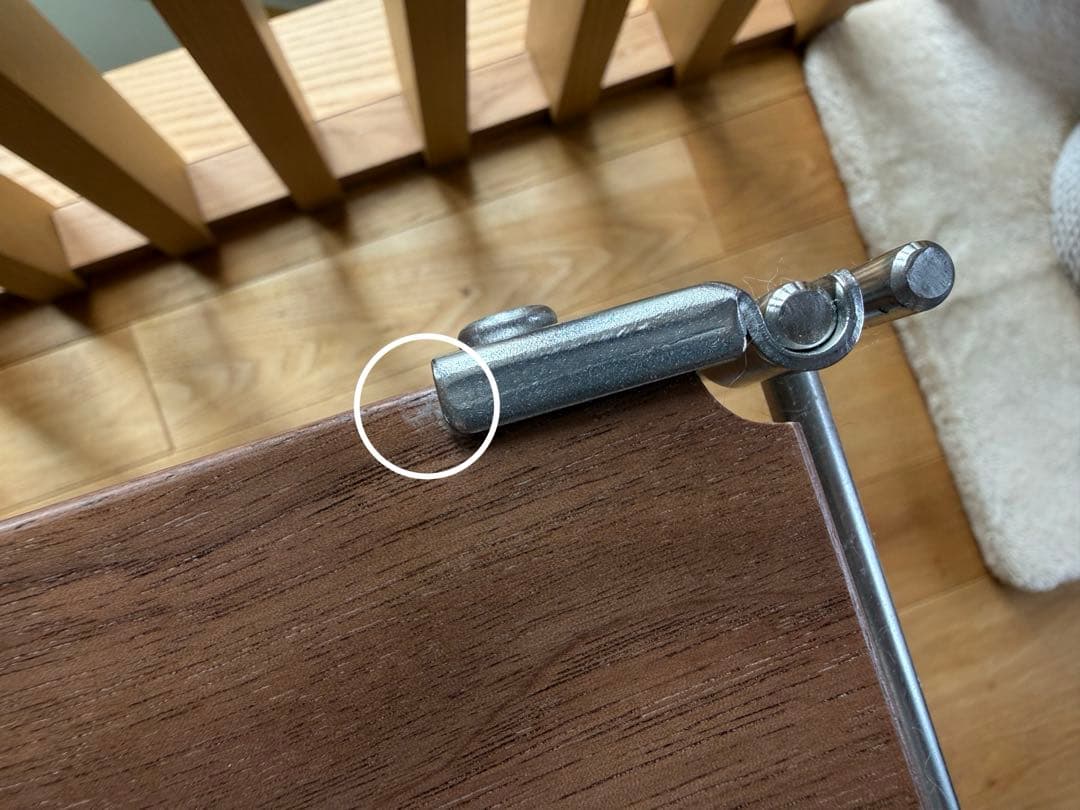 無印良品　ステンレスユニットシェルフ　ウォールナット　ミニ　高さ46cm