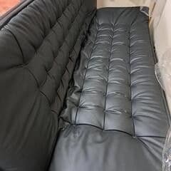 ☆全レザー　ソファー　ソファーベッド☆ニトリ