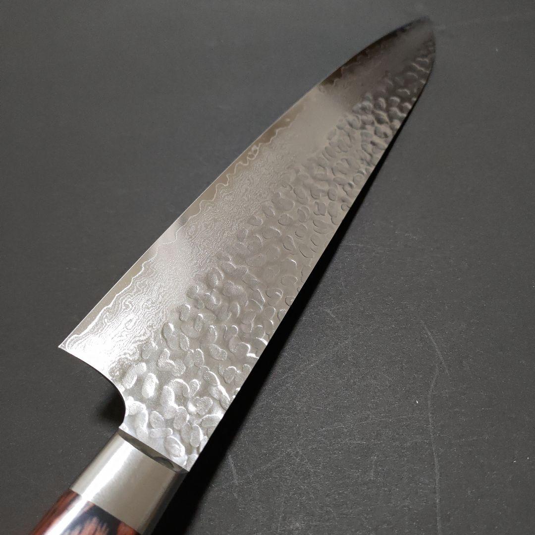 堺孝行 33層槌目 ダマスカス 牛刀 240mm (24cm) 日本製 高級