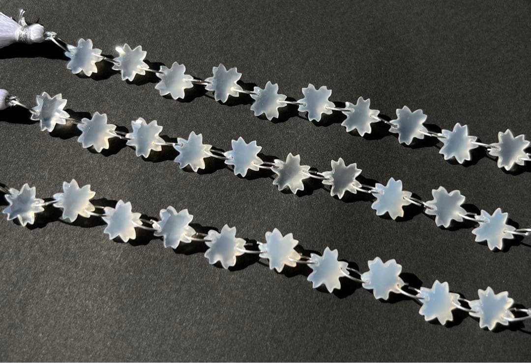 【桜】﻿ホワイトオニキス  チェリーブロッサムカット