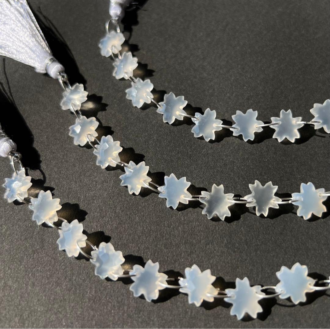 【桜】﻿ホワイトオニキス  チェリーブロッサムカット