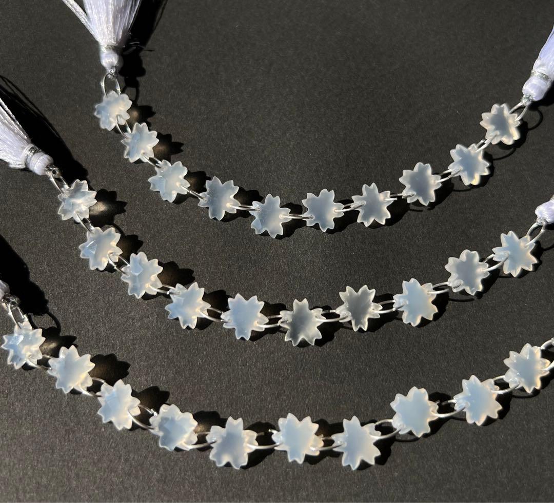 【桜】﻿ホワイトオニキス  チェリーブロッサムカット