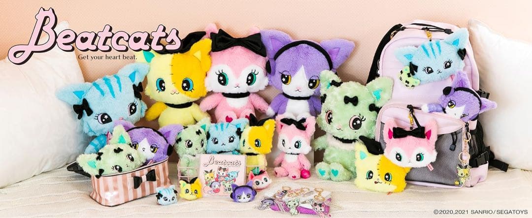 ラスト1点Beatcats ビートキャッツ ぬいぐるみ リールパスケース