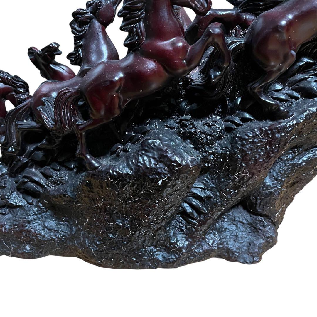 超特価 九頭馬 馬九頭 置物 開運 インテリア 仕事運 飛躍 成功 祈願