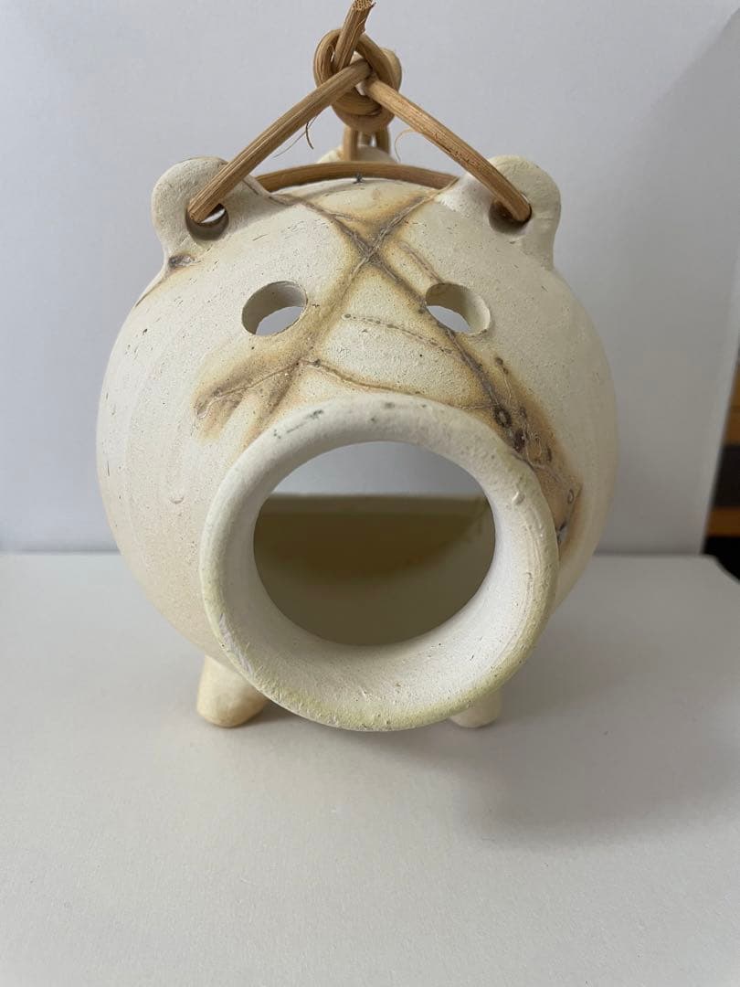 今戸焼　蚊取り豚