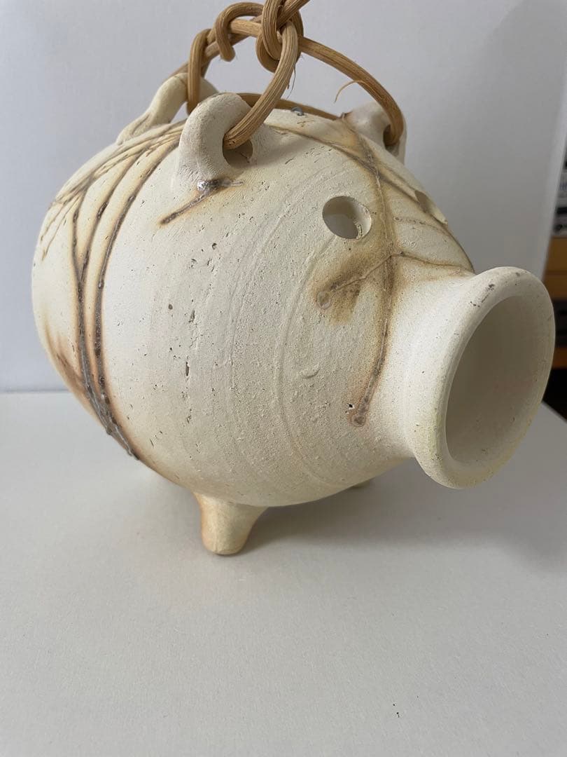 今戸焼　蚊取り豚